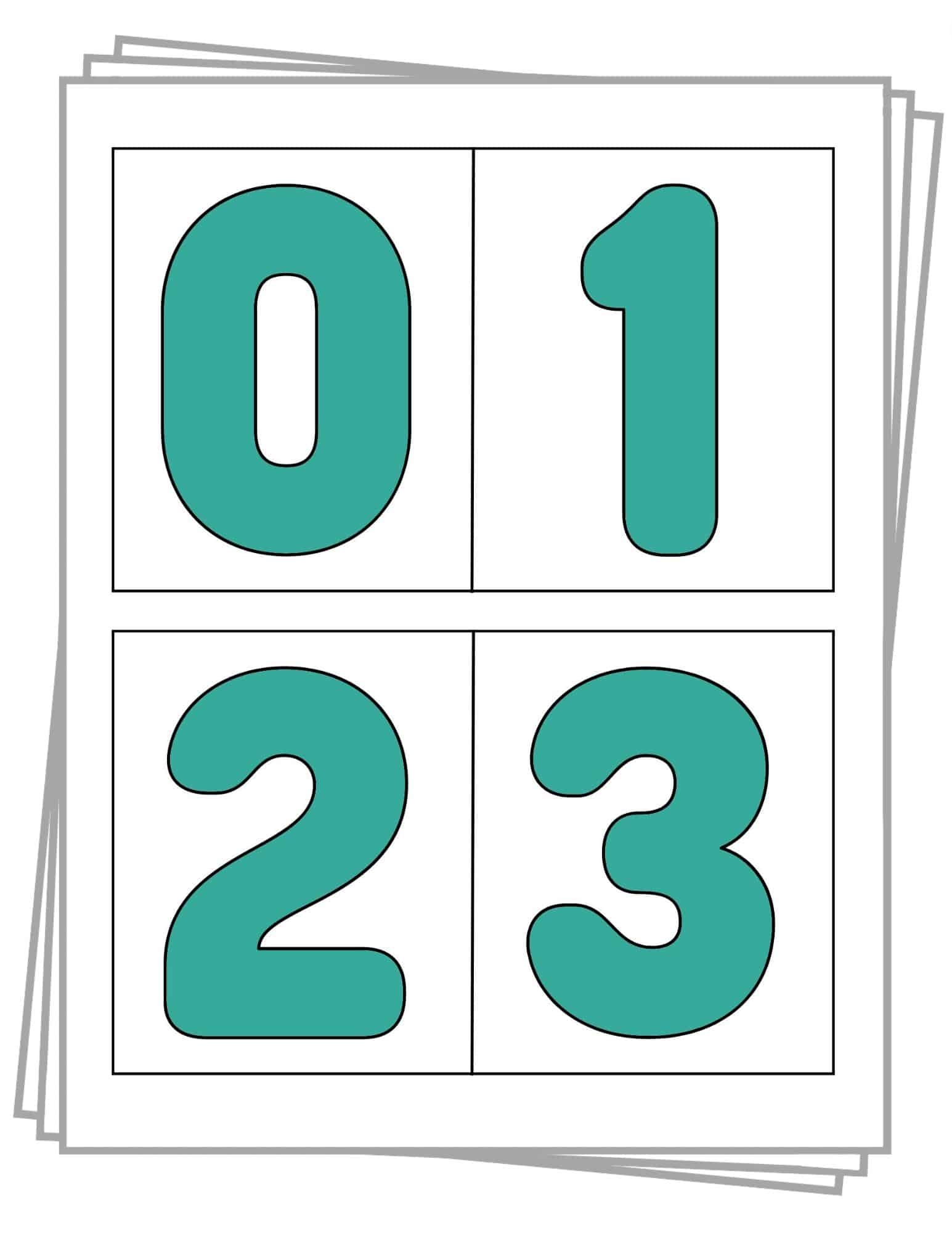 0 10 Printable Numbers Free Templates In All Sizes 