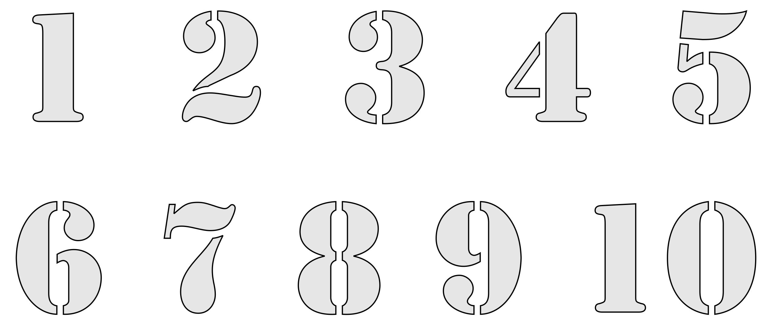 0 10 Printable Numbers Free Templates In All Sizes Worksheets Library
