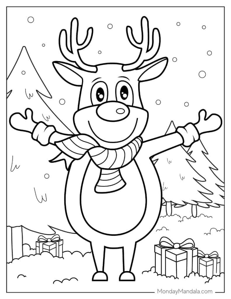 1 000 Christmas Coloring Pages Free PDF Printables 