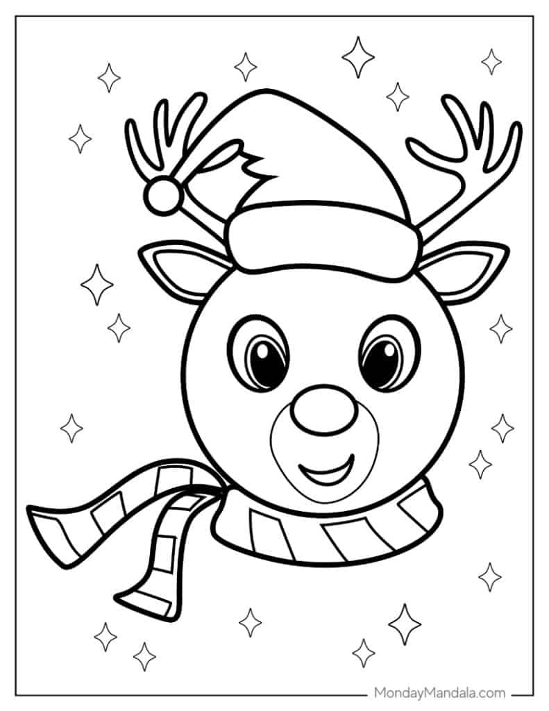 1 000 Christmas Coloring Pages Free PDF Printables 