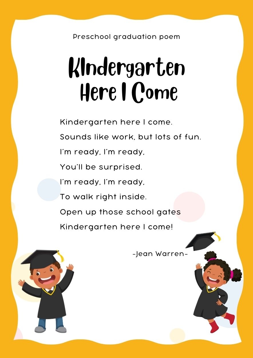 10 Farewell Preschool Graduation Poems To Cherish Big Day