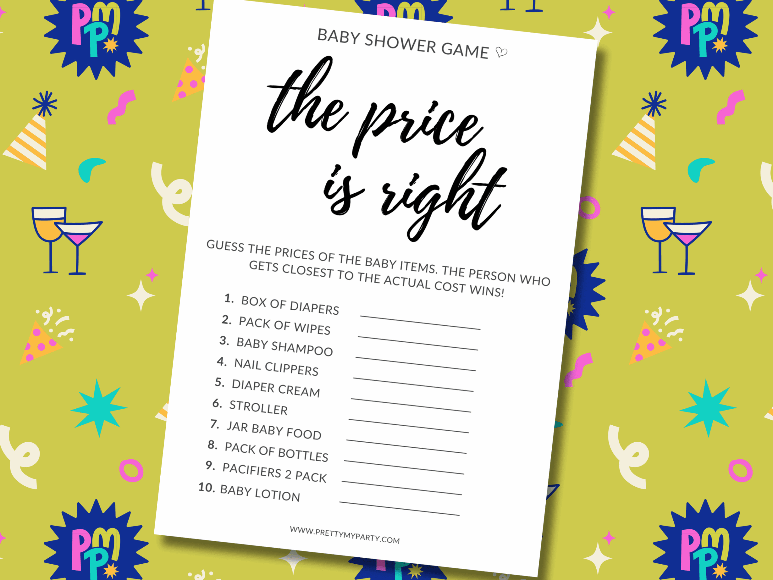 10 Free Printable Baby Shower Games Pretty My Party