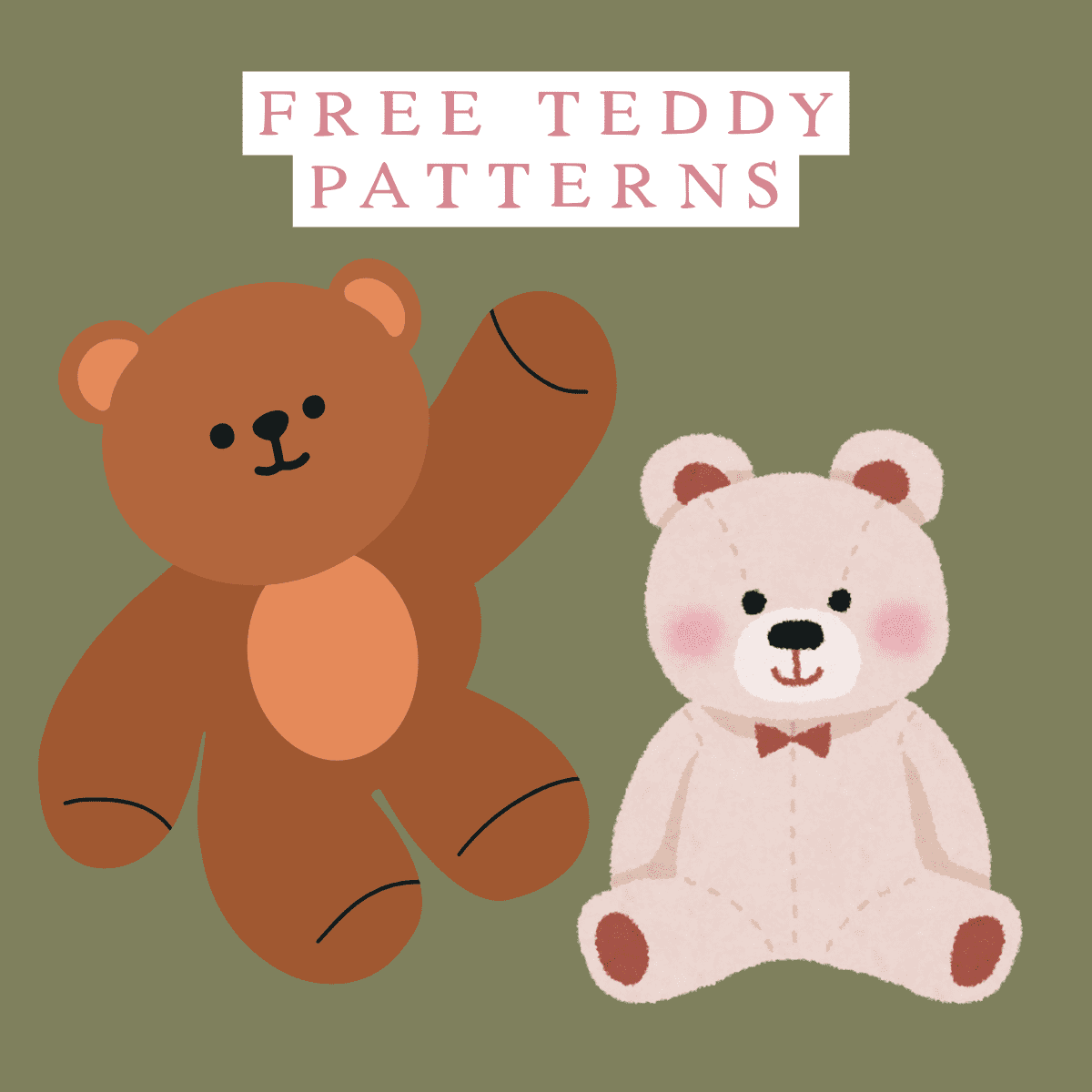 10 Teddy Bear Sewing Patterns Makyla Creates