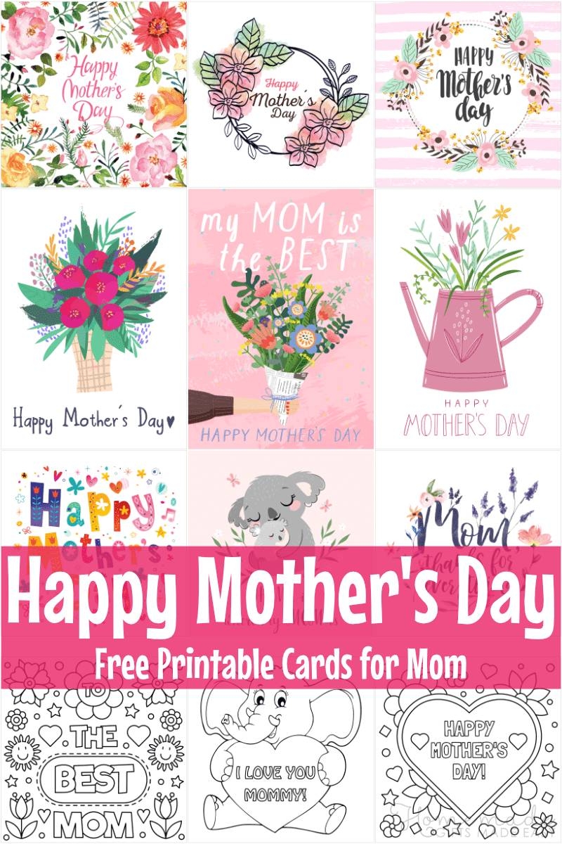 Printable Mothers Day Cards Free