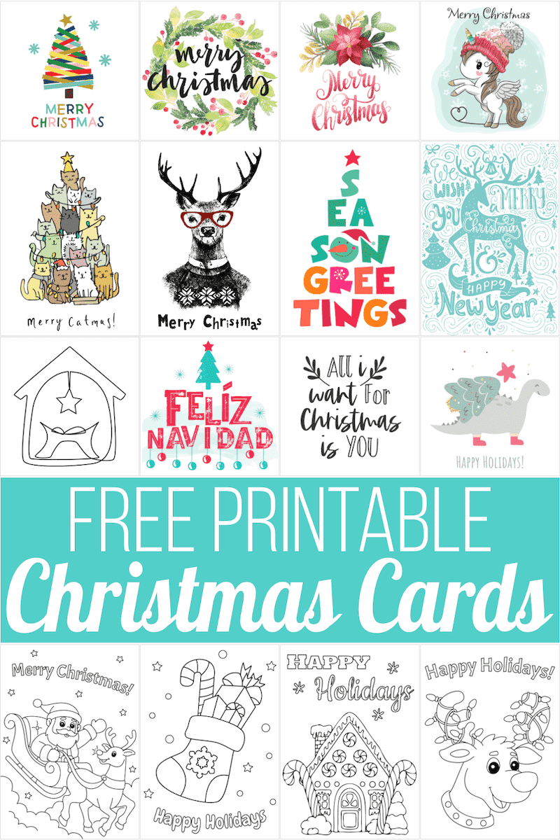160 Free Printable Christmas Cards For 2024 Worksheets Library
