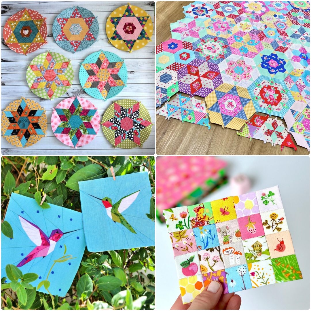 20 Free Paper Piecing Patterns EPP And FPP Patterns Sew Mama Sew