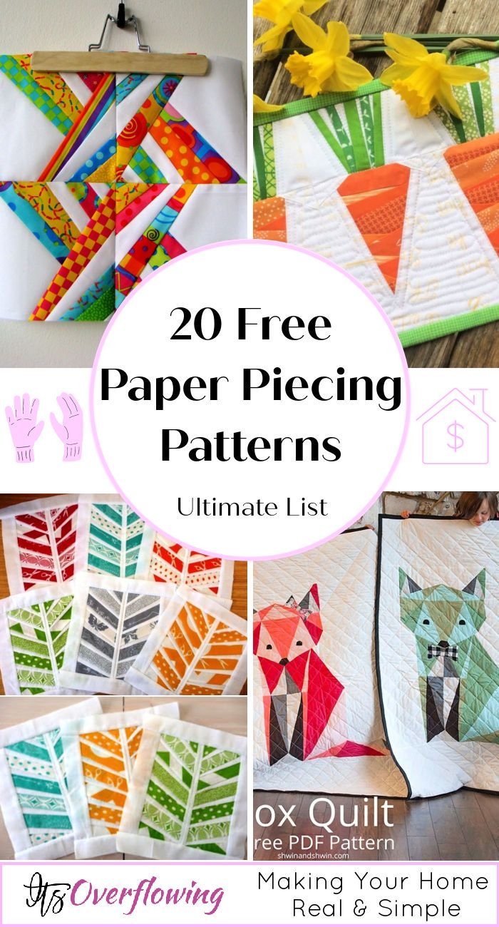 Paper Piecing Patterns Free Printables