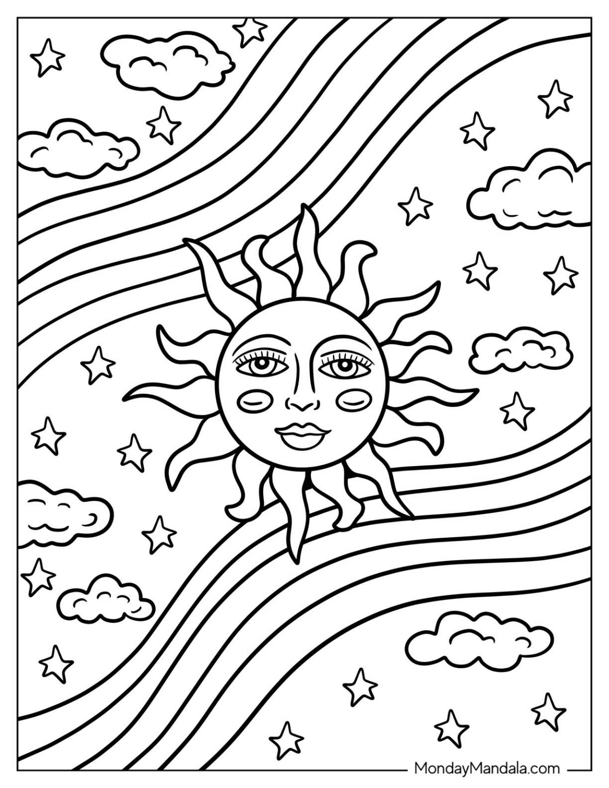 20 Trippy Coloring Pages Free PDF Printables 