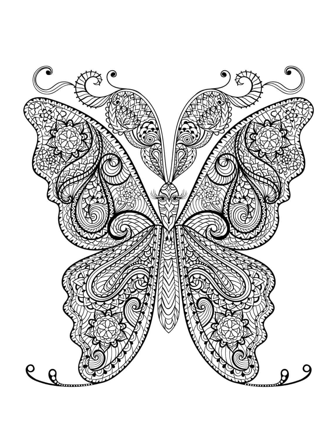 Free Printable Animal Coloring Pages For Adults