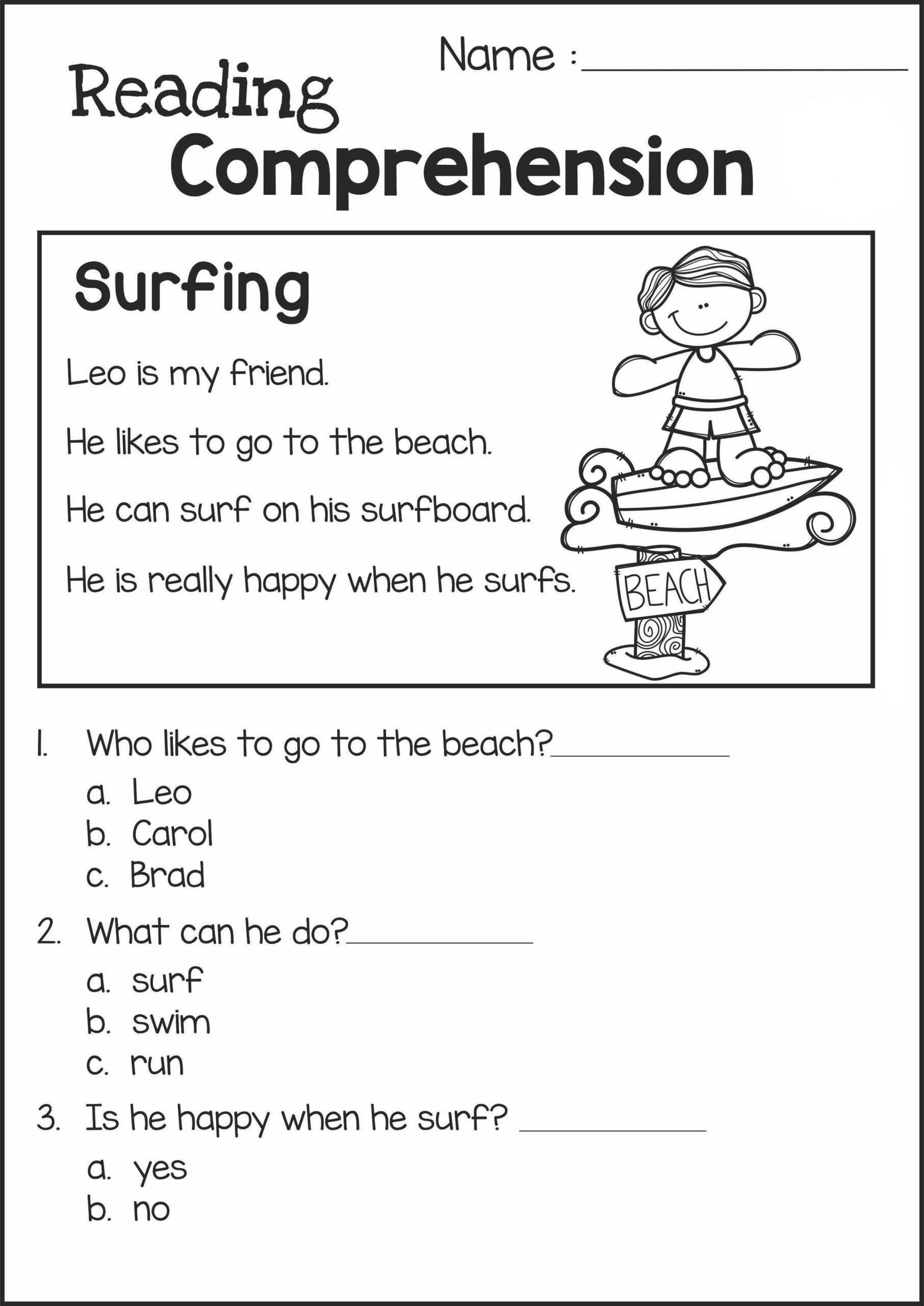 2nd Grade Reading Comprehension Worksheets Engaging Exercises For Young Learners