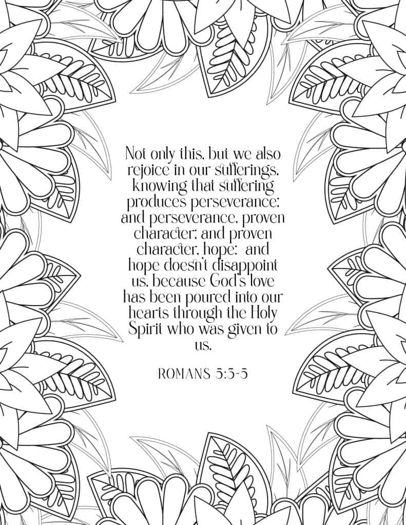 30 Printable Bible Verse Coloring Pages On Hope My Printable Faith