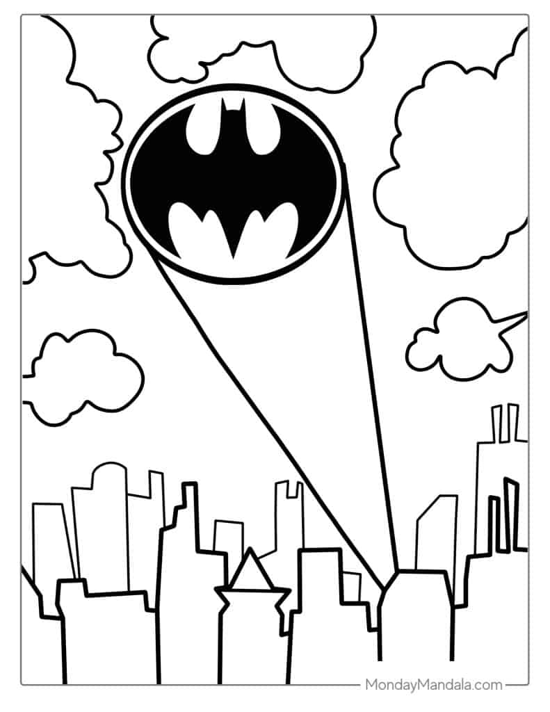 40 Batman Coloring Pages Free PDF Printables 