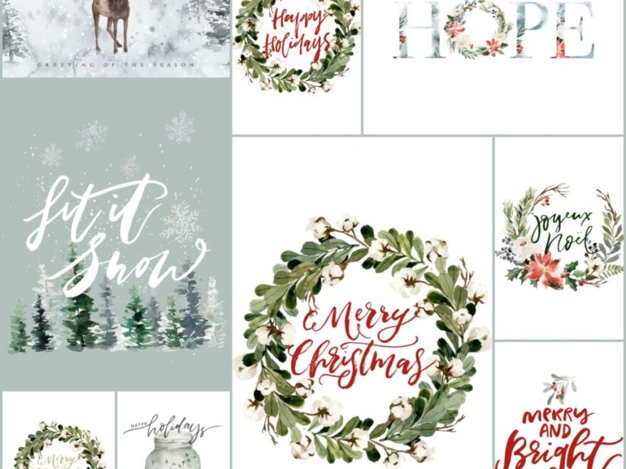 50 Festive Free Christmas Printables For Your Home