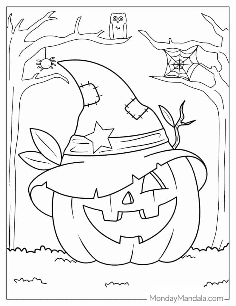 500 Halloween Coloring Pages Free PDF Printables 
