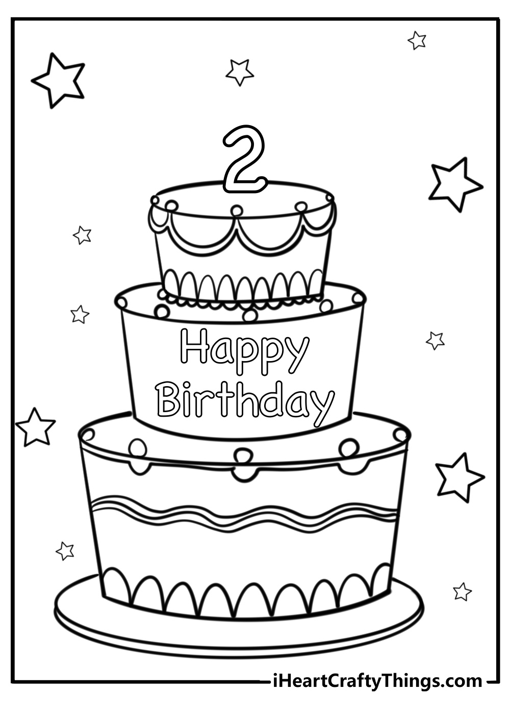 56 Happy Birthday Coloring Pages Cards 100 Free 