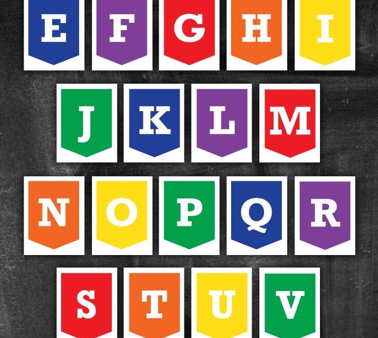 A To Z Free Printable Alphabet Letter Banner