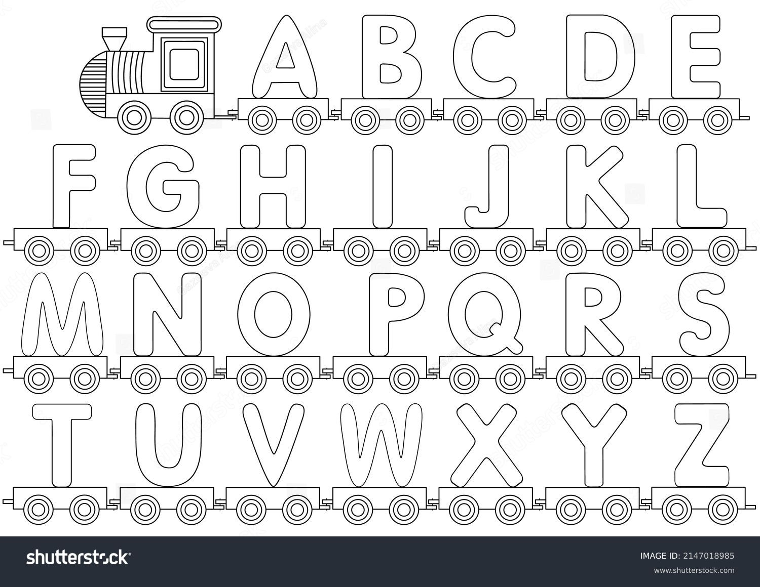 Abc Coloring Pages Over 21 786 Royalty Free Licensable Stock Illustrations Drawings Shutterstock
