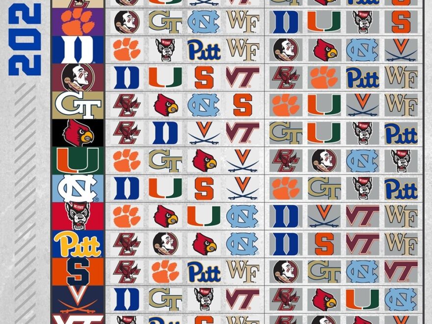 ACC Announces Football Schedule Model For 2023 26 Atlantic Coast Conference