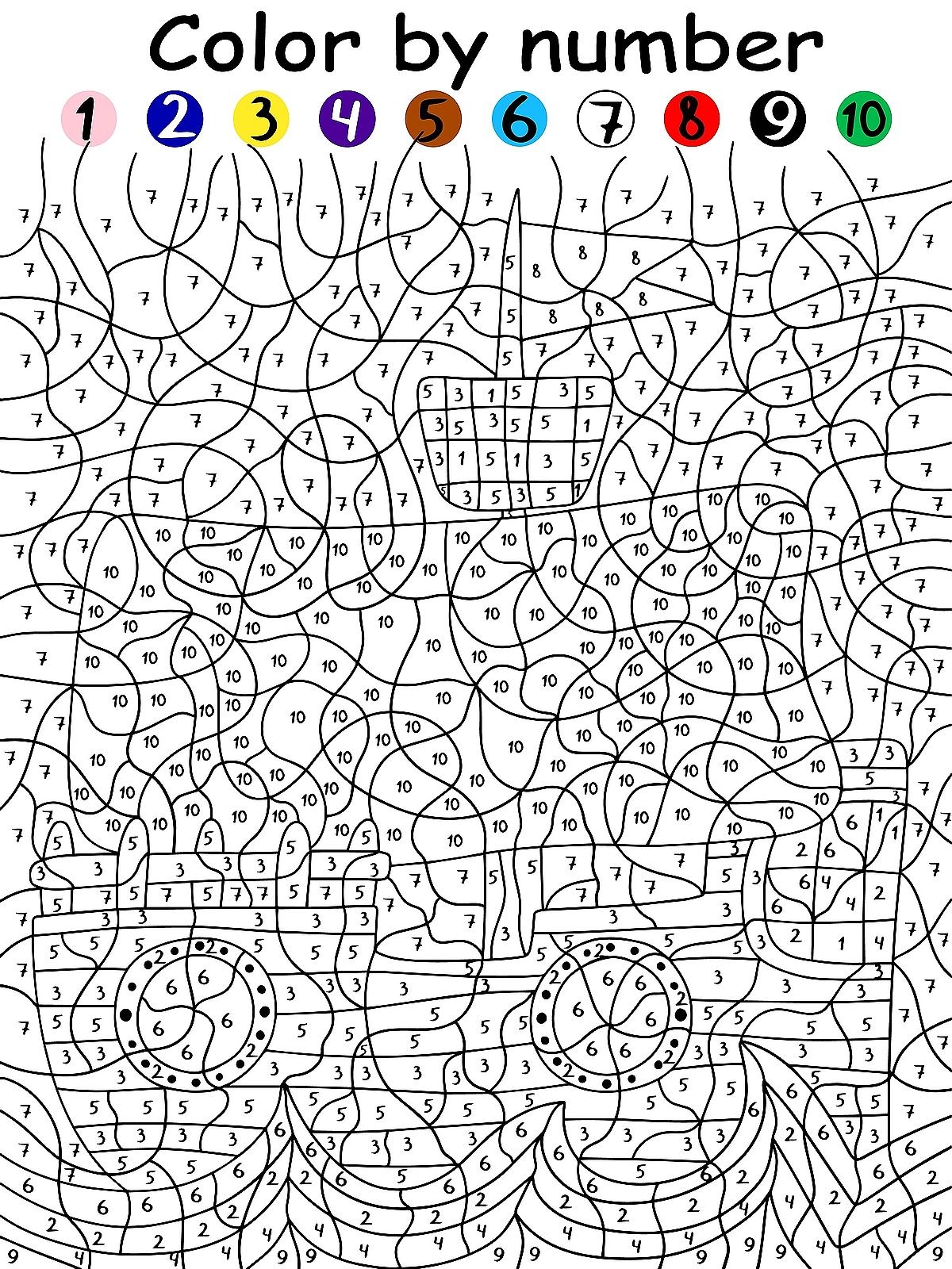 Adult Color By Number