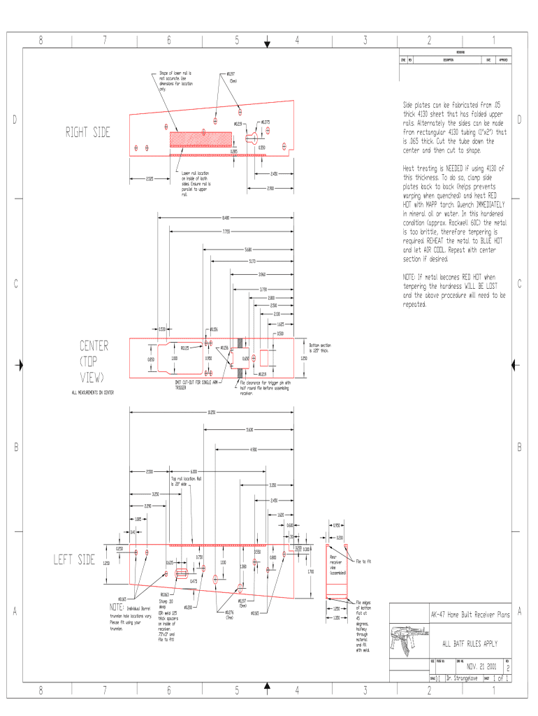 Ak Receiver Flat Template Fill Online Printable Fillable Blank PdfFiller