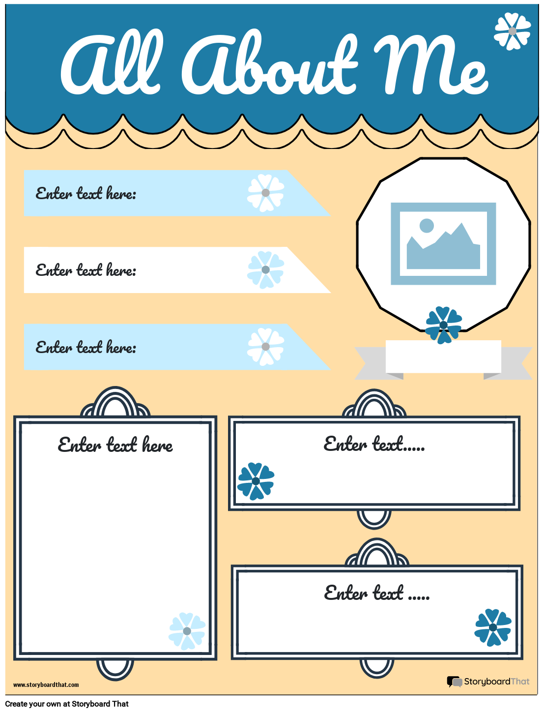 All About Me Posters Free Printable Templates Examples