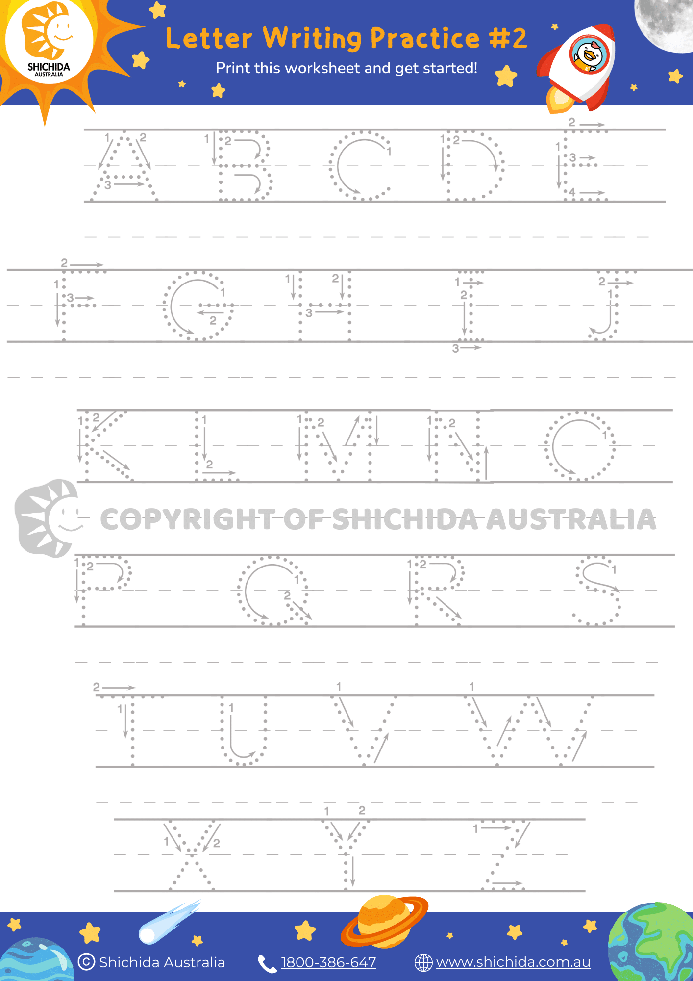 Learning To Write Letters Free Printables