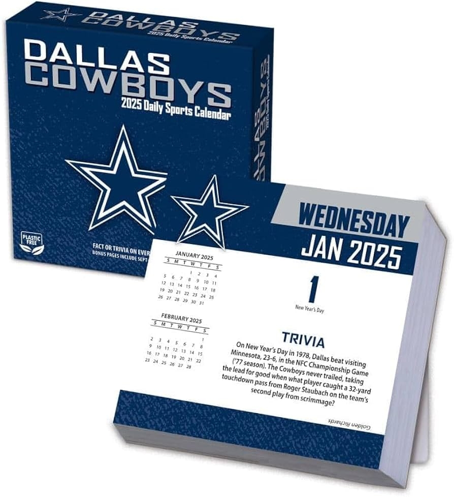 Dallas Cowboys Printable Schedule 2025