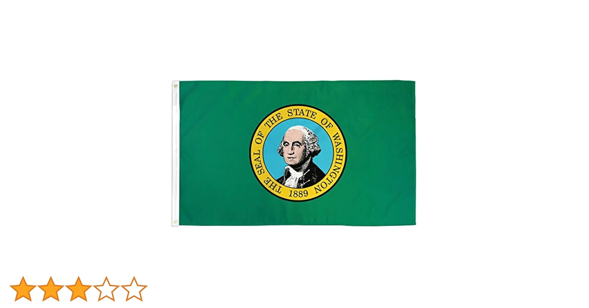 Amazon Vista Flags 3x5 Washington Flag WA Banner State Pennant 3 X 5 Patio Lawn Garden