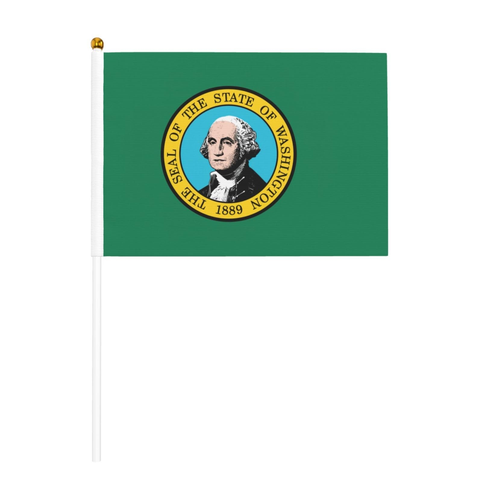 Amazon Washington Flag Print Mini Stick Flags Multiple Pack Small Mini Handheld Flags Holiday Party Decorations Office Products
