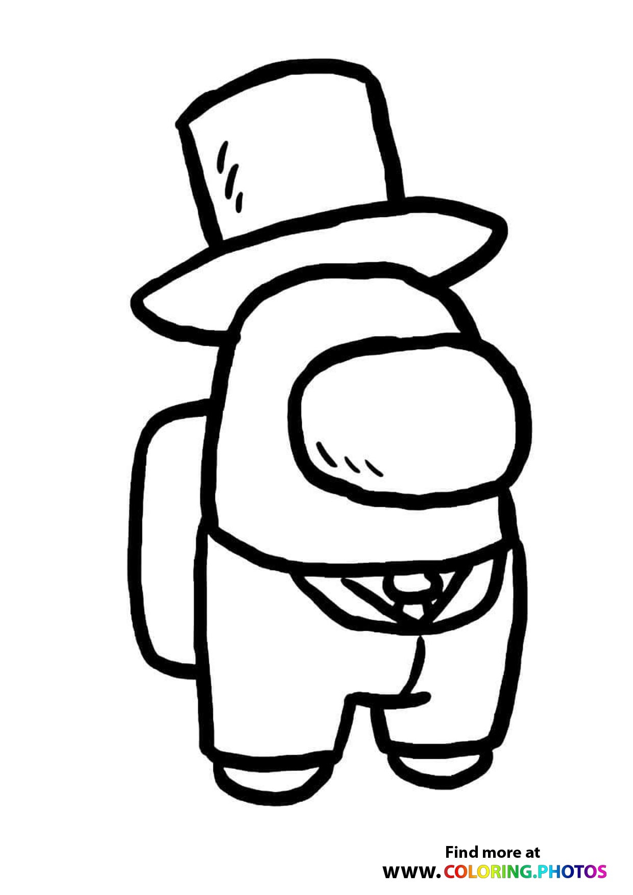 Among Us Coloring Pages For Kids Free And Easy Print Or Download