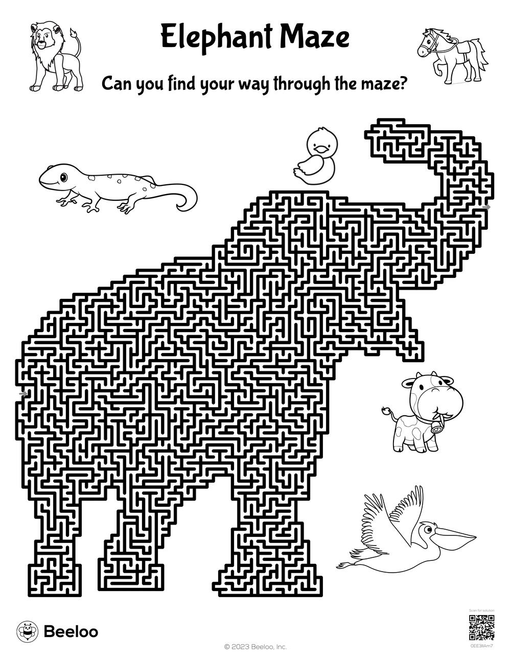 Printable Mazes For 1St Graders