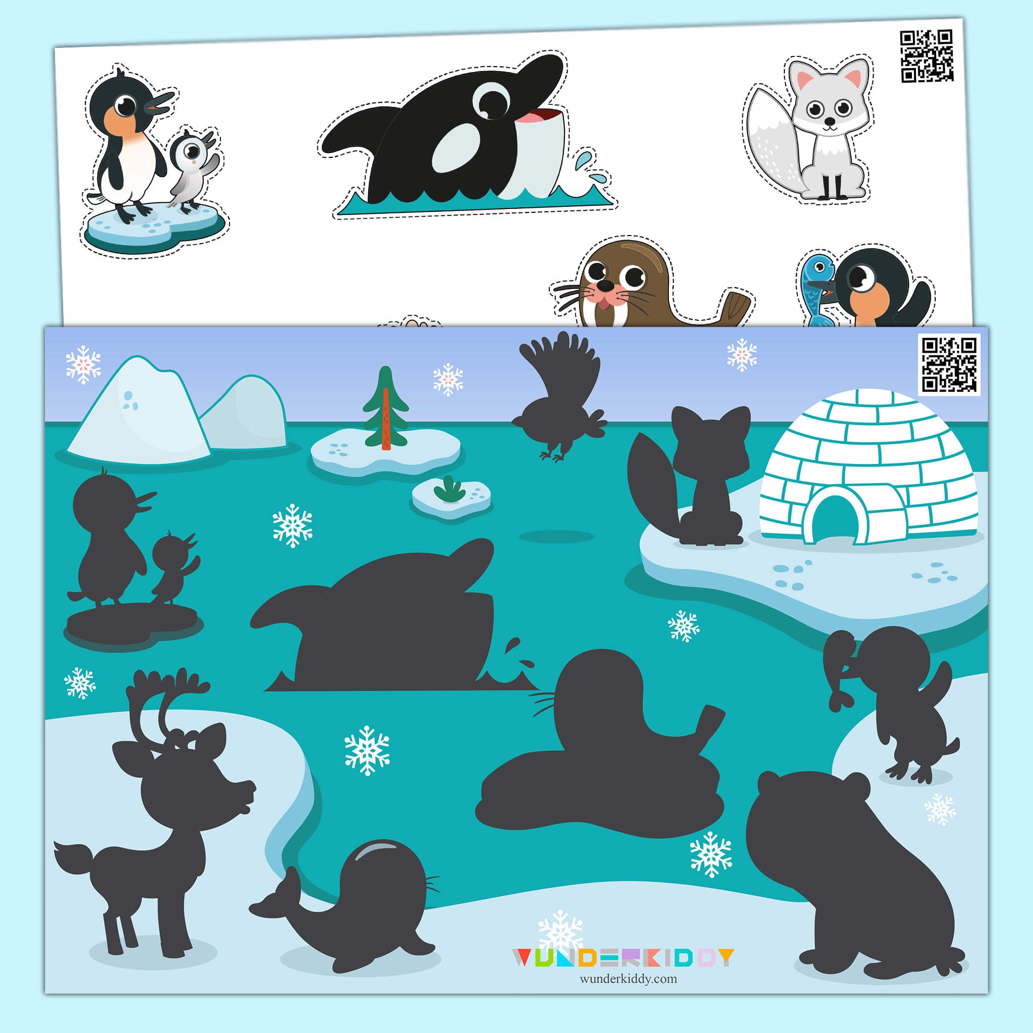 Free Printable Arctic Animals Worksheets For Preschool