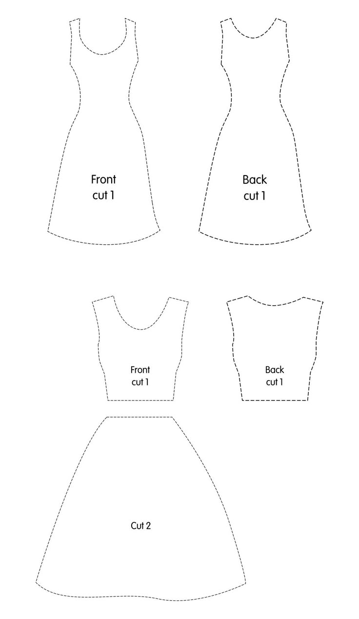 Barbie Clothes Templates 20 Free PDF Printables Printablee