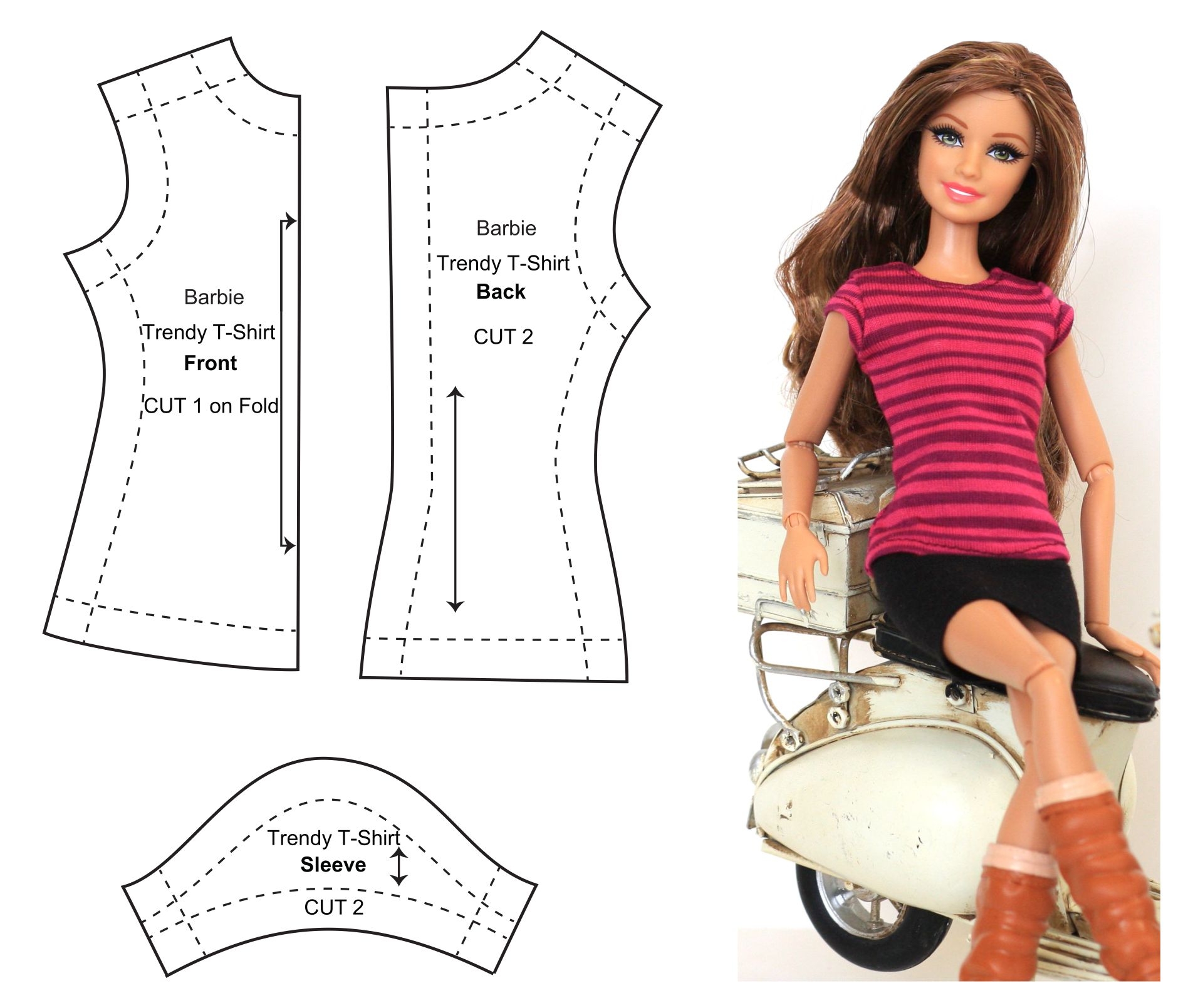 Free Printable Barbie Clothes Patterns