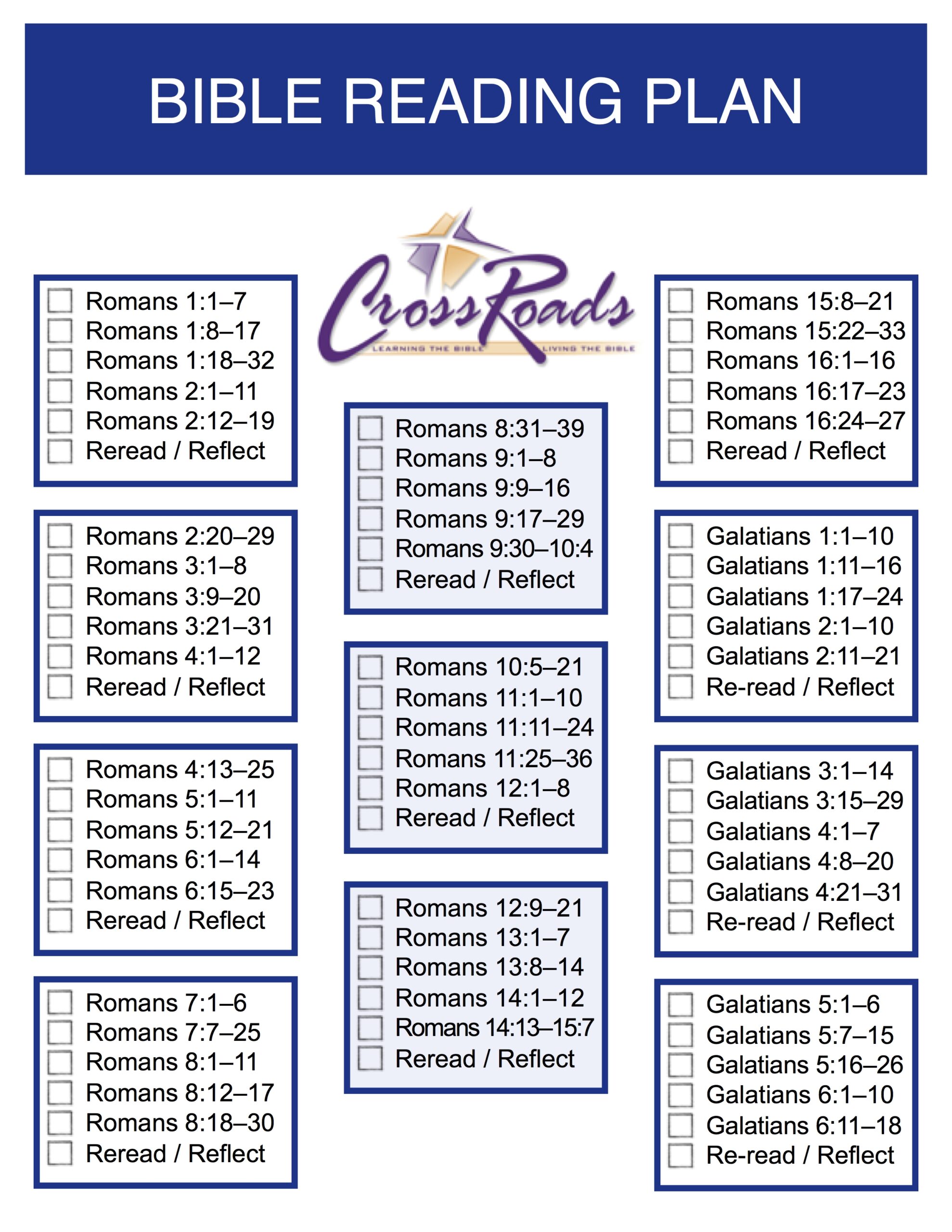 Bible Reading Plan