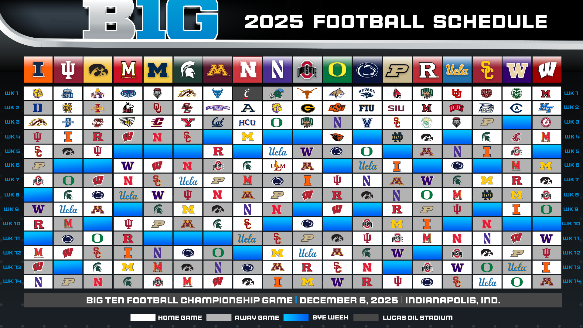 Printable Nfl Weekly Schedule 2025