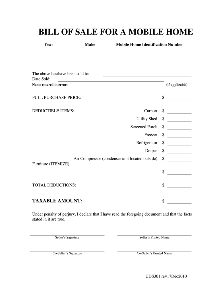 Bill Of Sale Template Fill Online Printable Fillable Blank PdfFiller