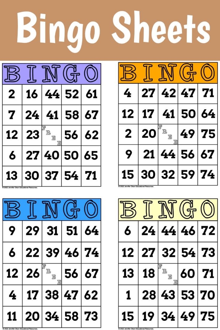 Bingo Sheets