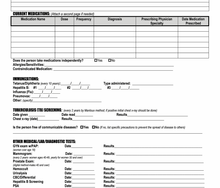 Blank Physical Form For Employment Fill Online Printable Fillable Blank PdfFiller