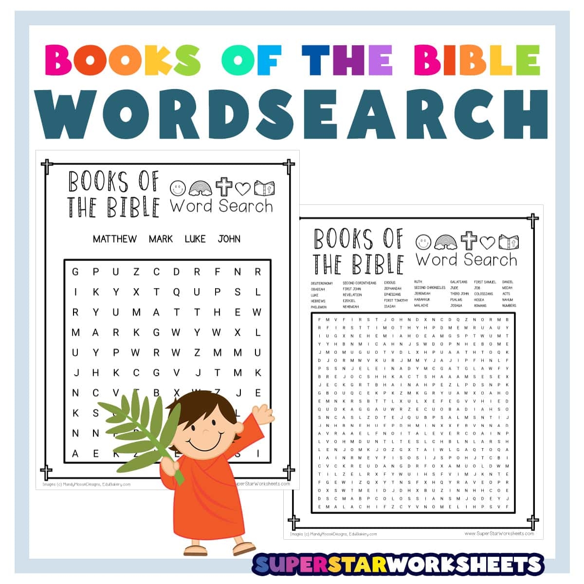Books Of The Bible Games Printable