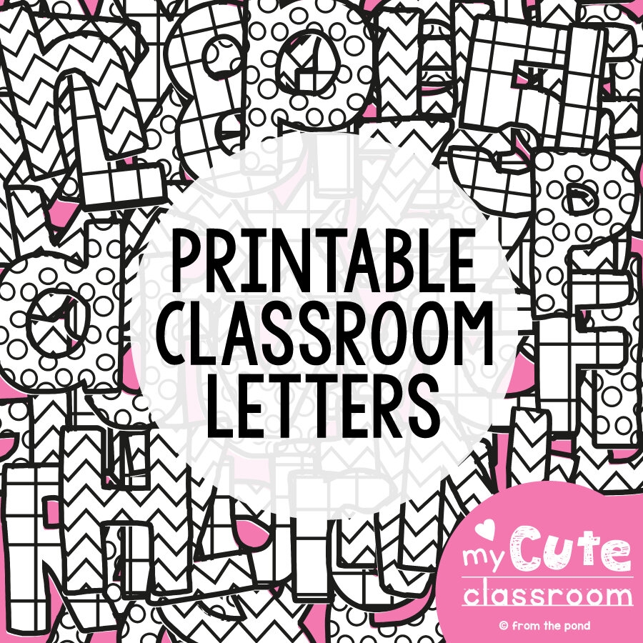 Printable Letters For Bulletin Boards