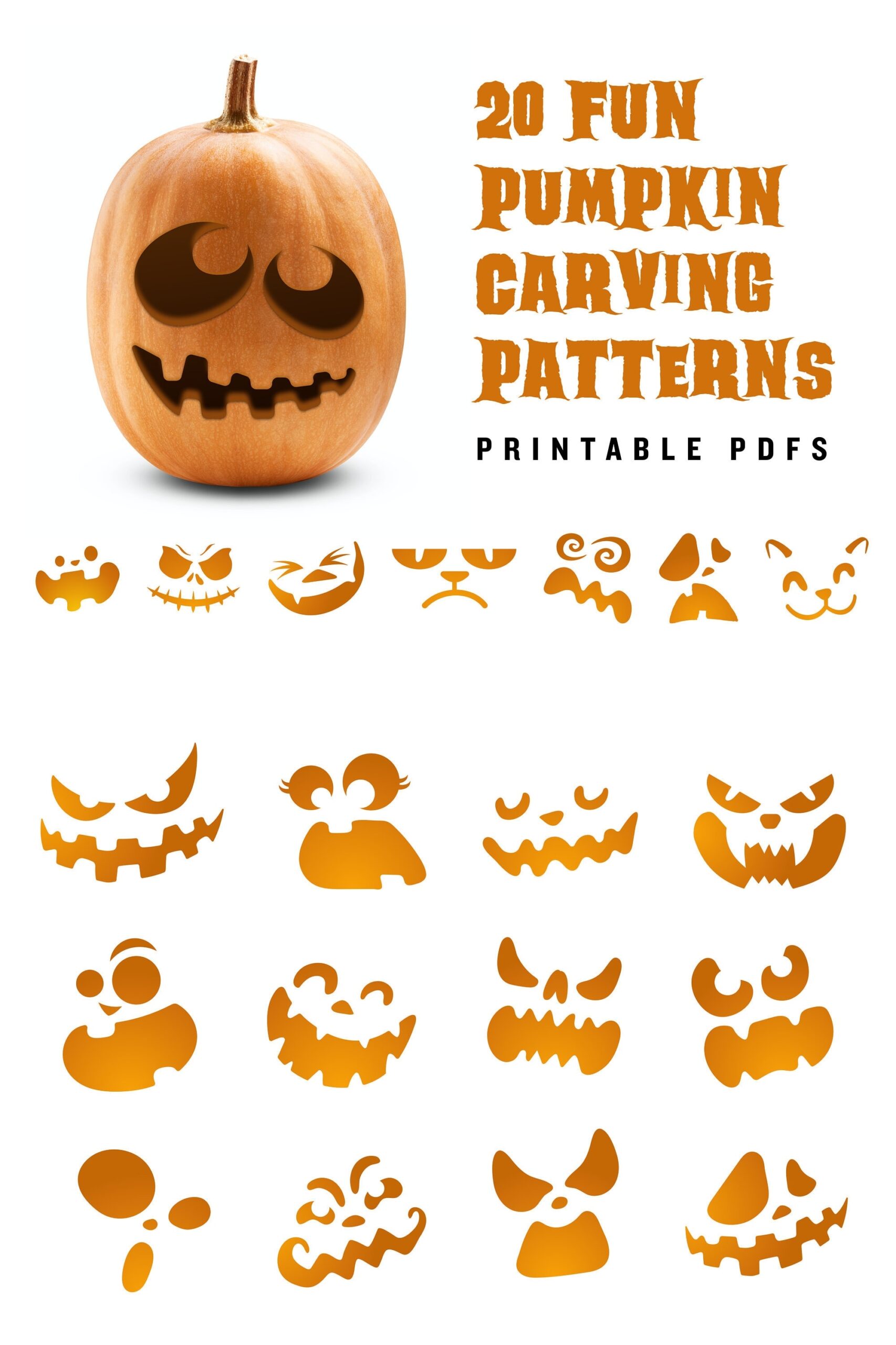 Jack O Lantern Stencil Printable