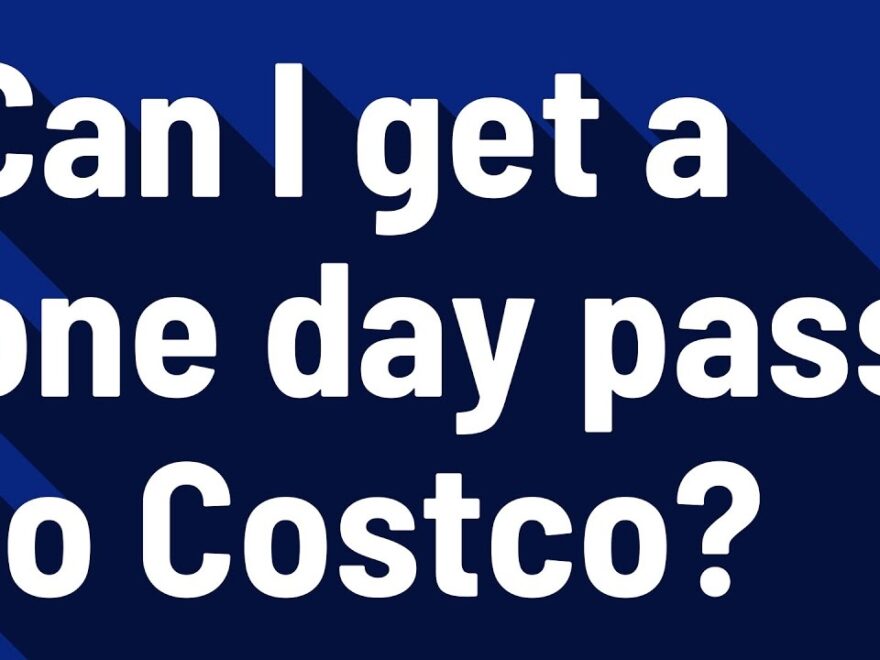 Can I Get A One Day Pass To Costco YouTube