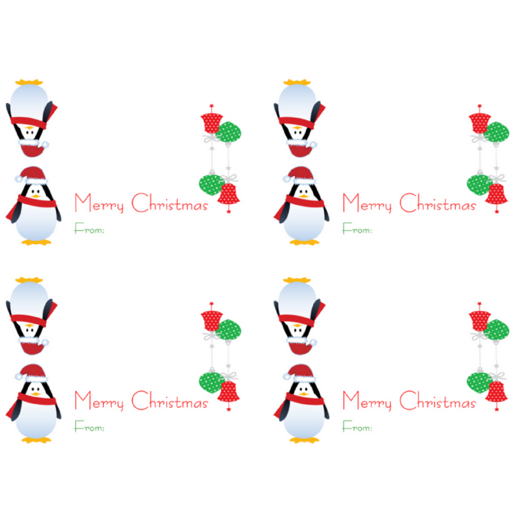 Christmas Bag Toppers Free Printable