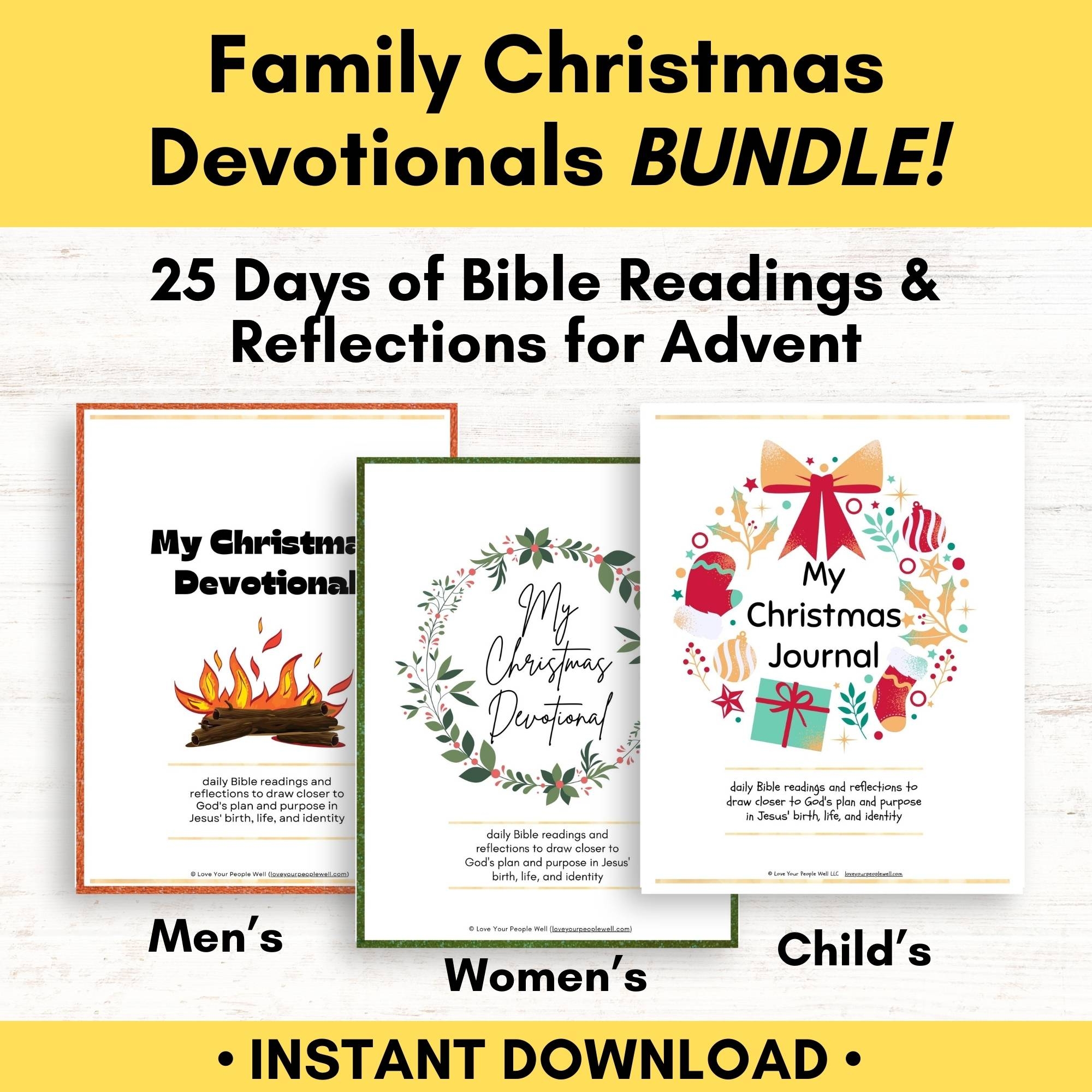 Christmas Devotionals For Families Printable