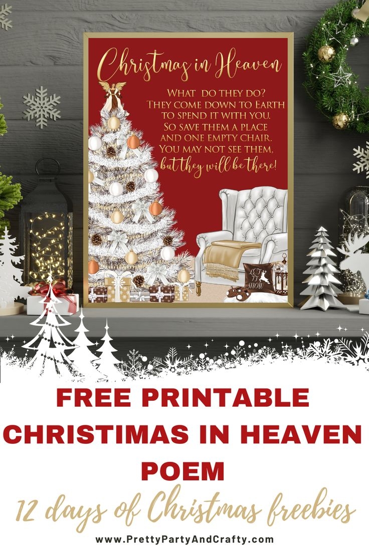 Christmas In Heaven Poem