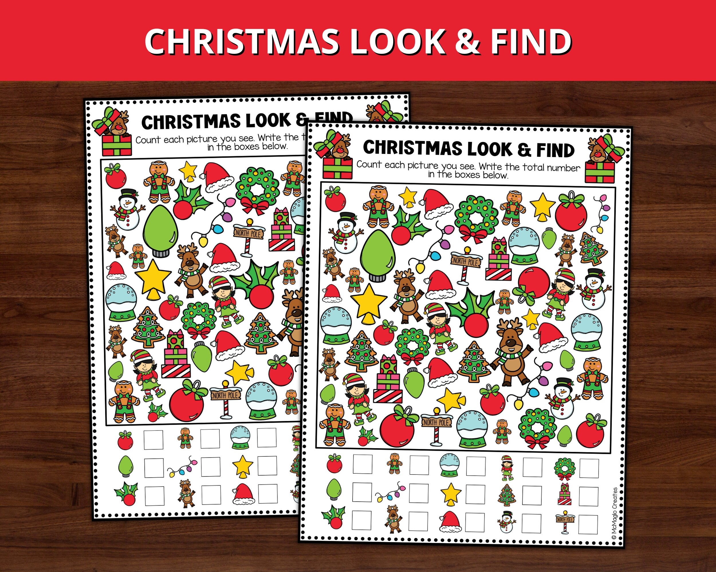 Christmas Seek And Find Printable