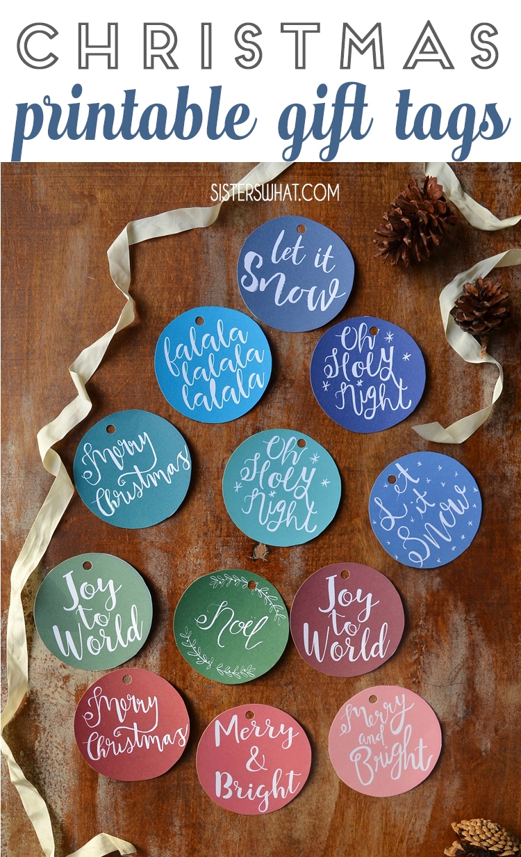 Christmas Printable Gift Tags With Hot Chocolate Recipe Sisters What 