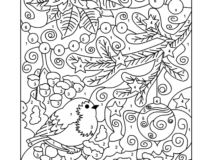 Color By Number Printables For Adults Printable Coloring Pages FREE