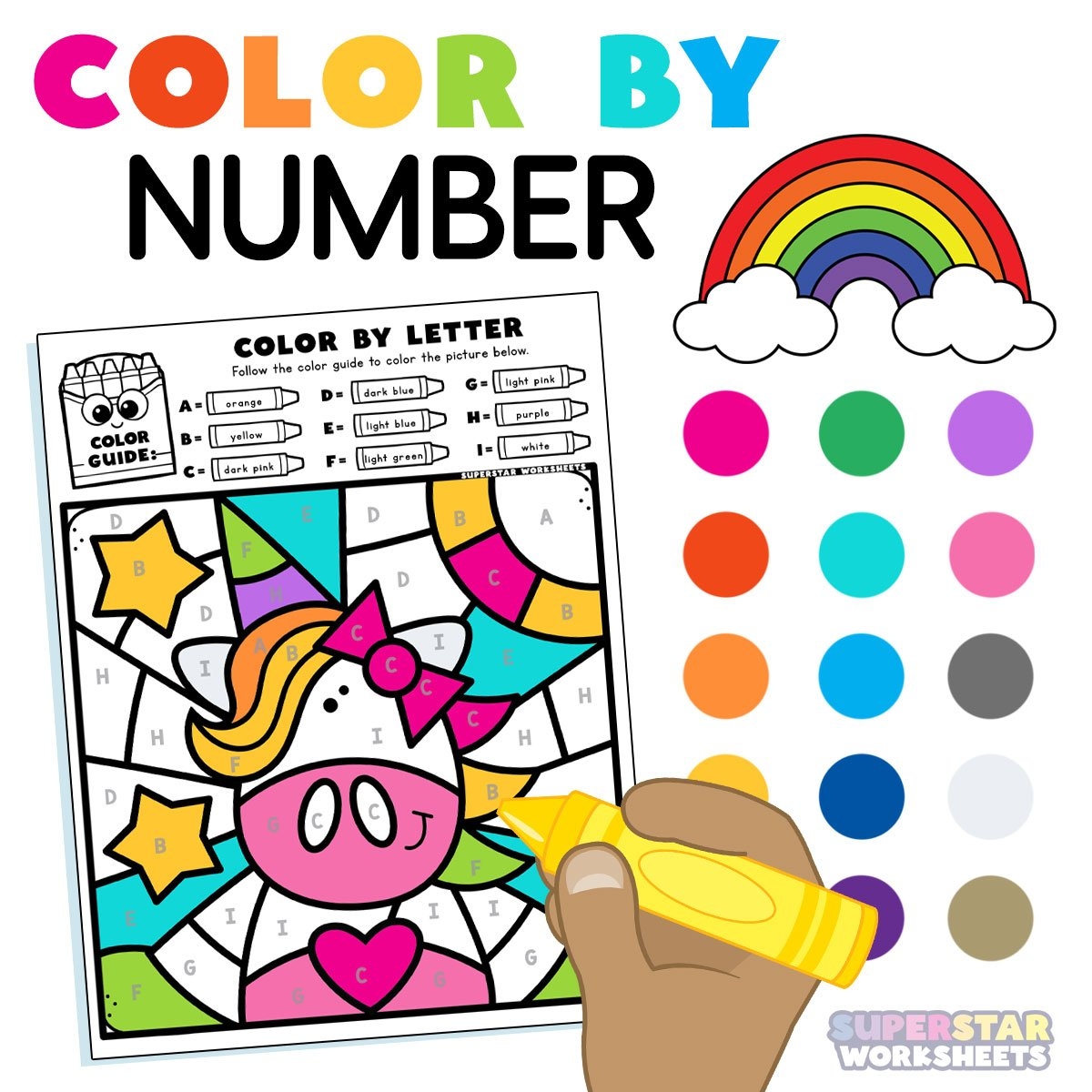 Free Color By Number Printables